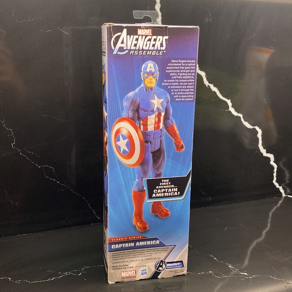 Captain America Marvel Avengers toy Titan Hero Series Hasbro NWT - Picture 2 of 8